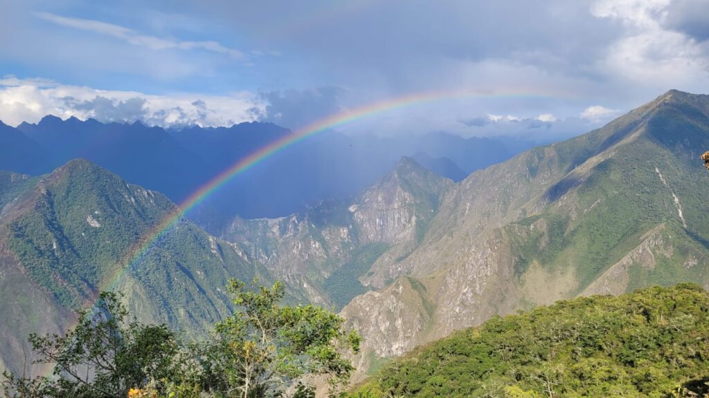 Rainbow machupicchu